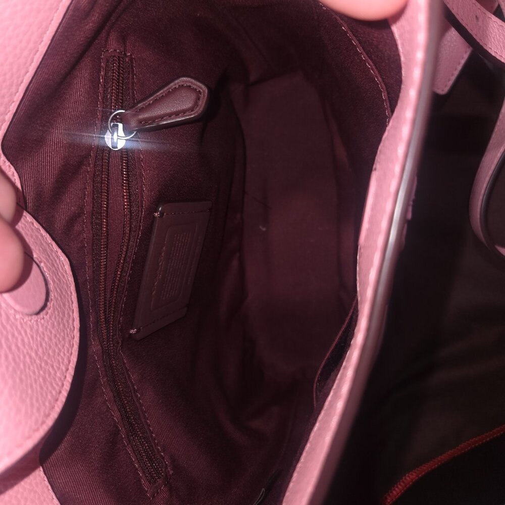 Pink Leather Coach bag and wallet - Picture 13 of 16